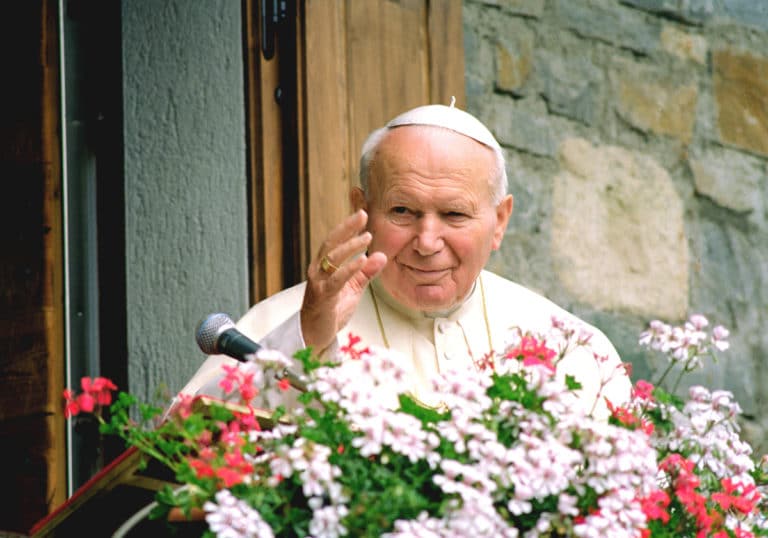 Pope John Paul II in August 1999. Photo credit: © L'Osservatore Romano.
